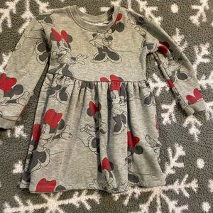 3T Minne Mouse Sweatshirt Dress